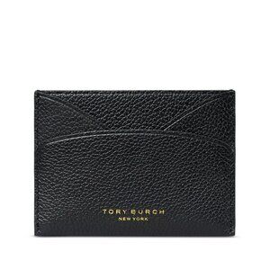 TORY BURCH Romy Flat Card Case, Black, New with Tags